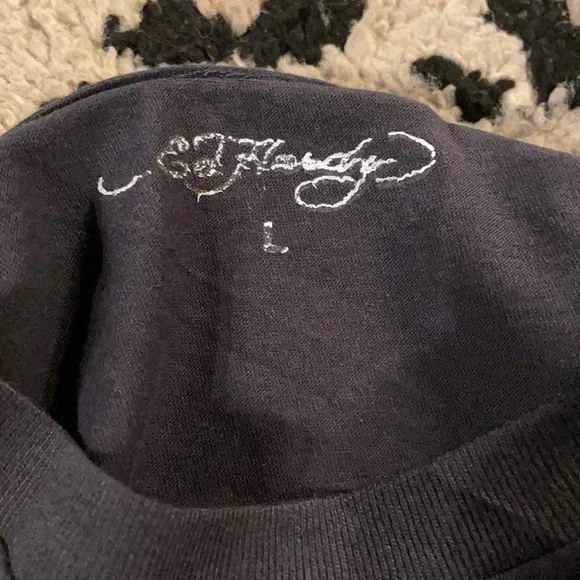 ed hardy Tiger rhinestone T-shirt - Picture 2 of 7